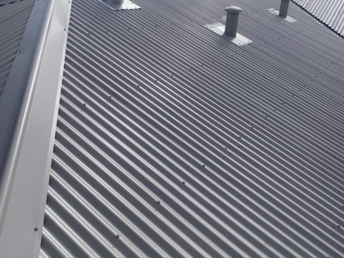 Colorbond roof ridge and vents