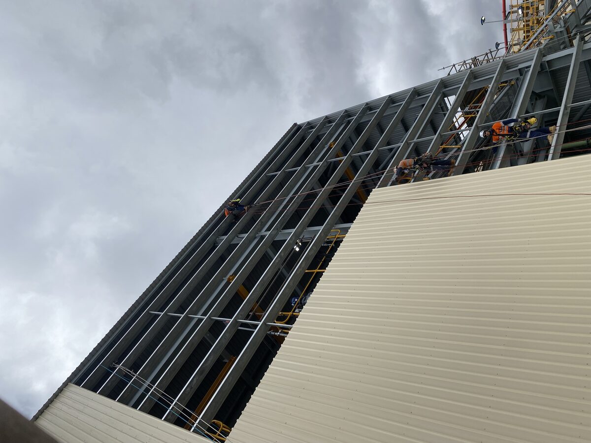 Rope access wall cladding — Talison Mine Site