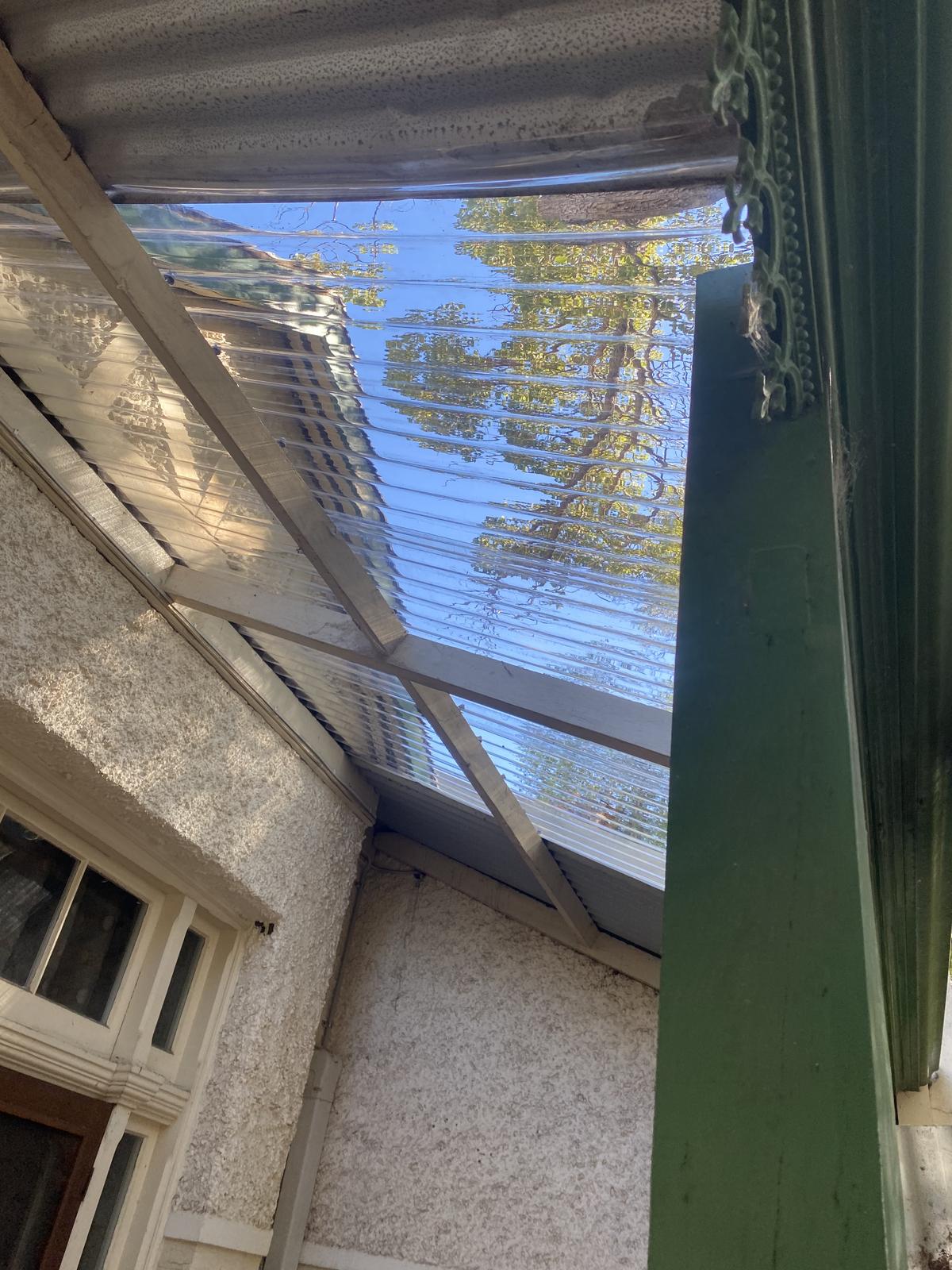 Polycarbonate patio roofing